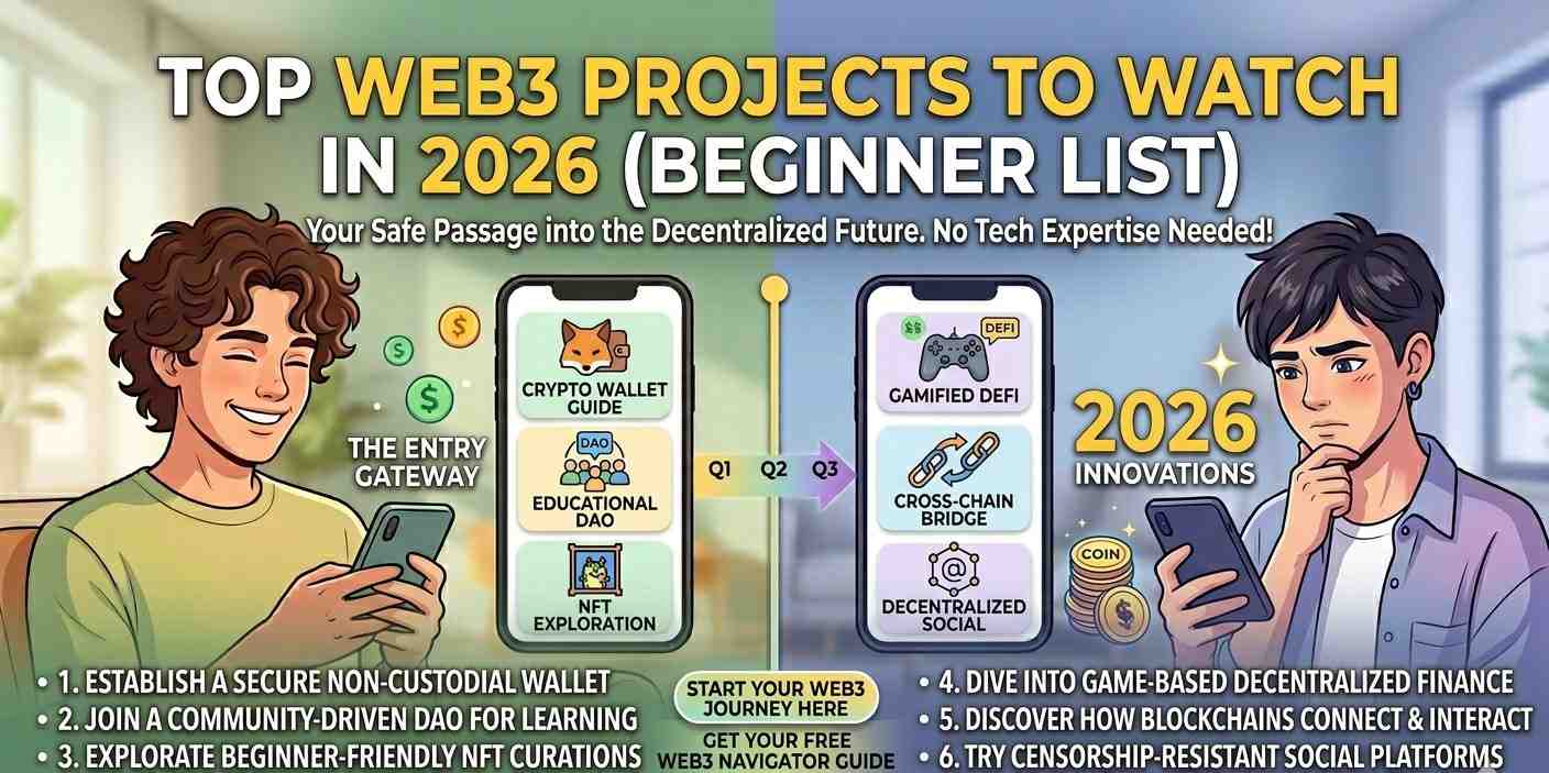 Top Web3 Projects to Watch in 2026(Beginner List)